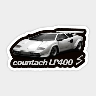 low body  Countach Sticker